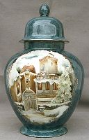 Celee Evans Porcelain: Lidded Jardiniere